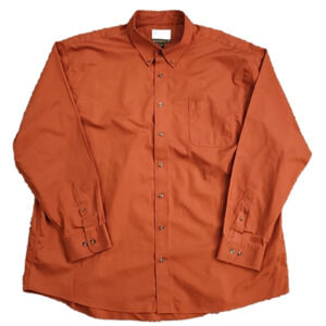 3/$20 Cabela's Outfitters Series Burnt Orange Button-Up Shirt